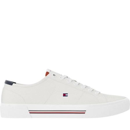 Tommy Hilfiger canvas vulc Schoenen , Wit , Heren , Maat: 44 EU