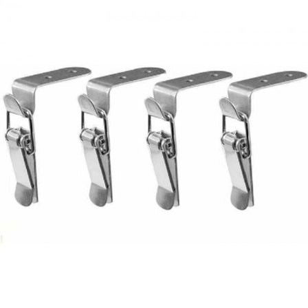 4PCS Spärrhake, Spärrhake Fjäderhake Spärrhake Rostfri