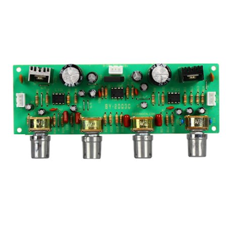 Digital Audio Pre Amplifier Board 2x 220uf 35v Filterkondensator för Hemma Diy