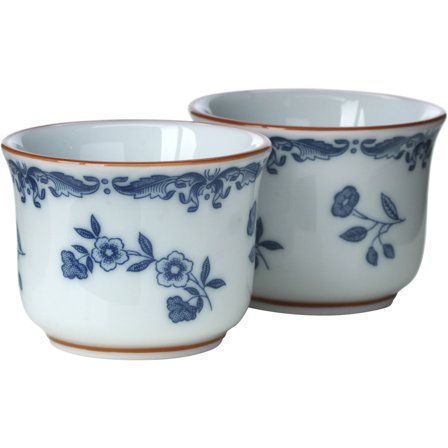 Rörstrand Ostindia Æggebægere 2 stk. 4 cl/stk. - Hvid med dekoration | KitchenOne