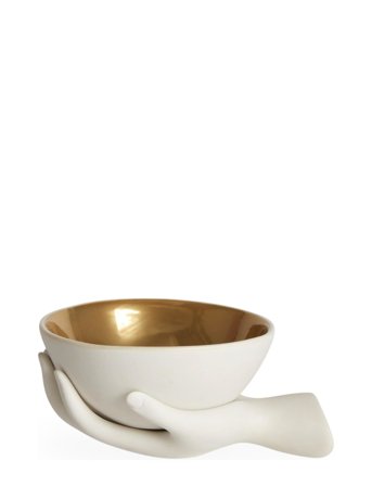 Jonathan Adler Eve Accent Bowl - White - H28CM