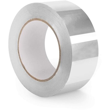 Aluminiumsfolie Tape - Højtemperatur Klæbebånd - Vandtæt Tape - Termisk Isolering - VVS Vandtæt Tape - 1 Rulle (50mm x 50m)