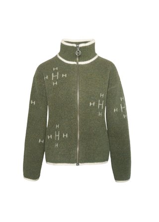 Hést Iben Zip Jacket Dame - Winter Moss