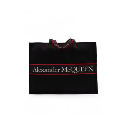 Alexander McQueen, Tote BAG Zwart, Dames, Maat:ONE Size