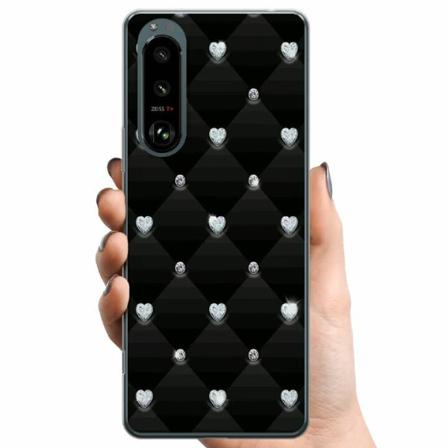 Sony Xperia 5 Iii Tpu Mobilskal Bling Heart