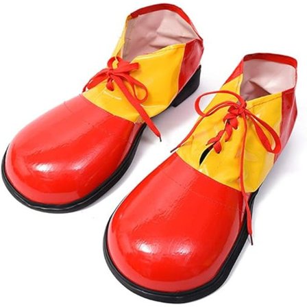 Unisex Voksen Jumbo Store Klovnesko Deluxe Halloween Kostume Tilbehør