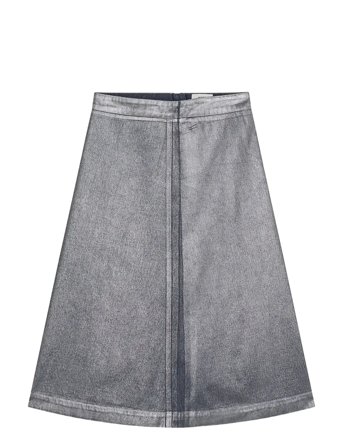 Mads Nørgaard | Metallic Denim Stellar Skirt | 42