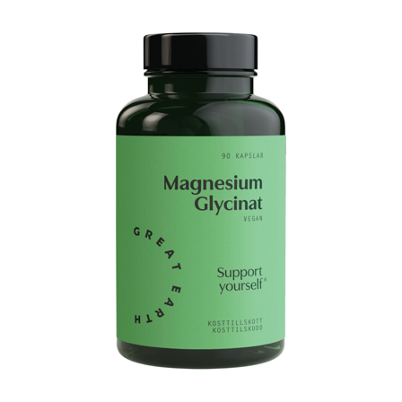 Great Earth Magnesiumglycinat kapsler, 90 stk.