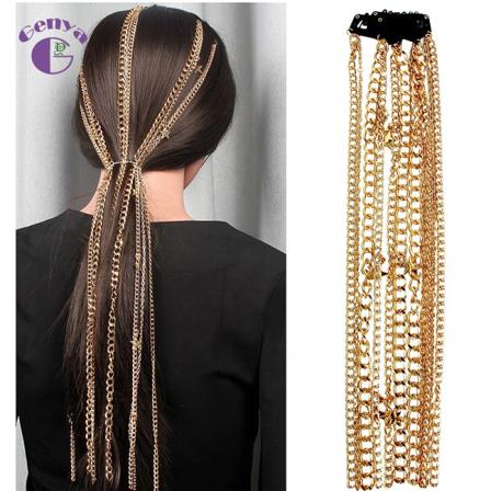 Extentions Hårkedjor Dreads Guld