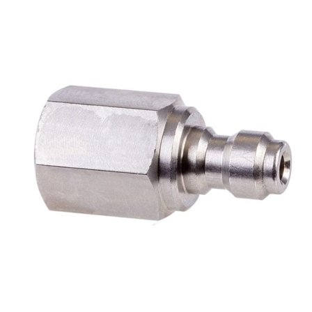 Enveisventil med hurtigfrakobling av hann Høytrykksventil