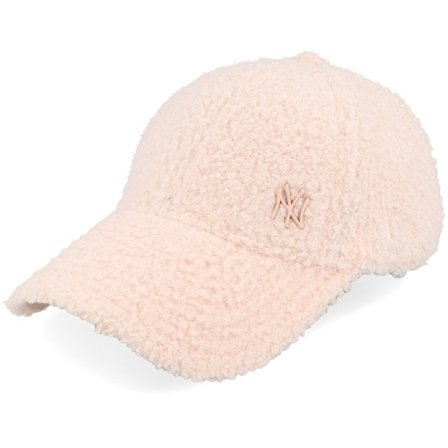 New Era - New York Yankees Womens Borg 9FORTY Pink Adjustable Adjustable Pink Cap - MLB @ Hatstore