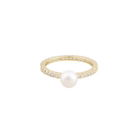 SNÖ of Sweden Rio Small Pearl Ring Ringar Dam Guld M