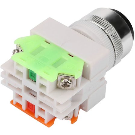 Nyckelmanövrerad vridomkopplare med 2 lägen, 2 nycklar, 22 mm montering, LAY37-11Y/21