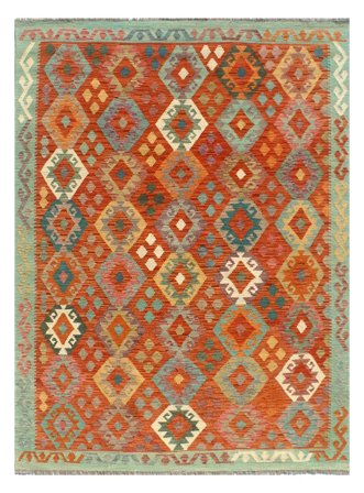 Kilim Afghan Old Style Rug Oriental (Wool, Afghanistan)