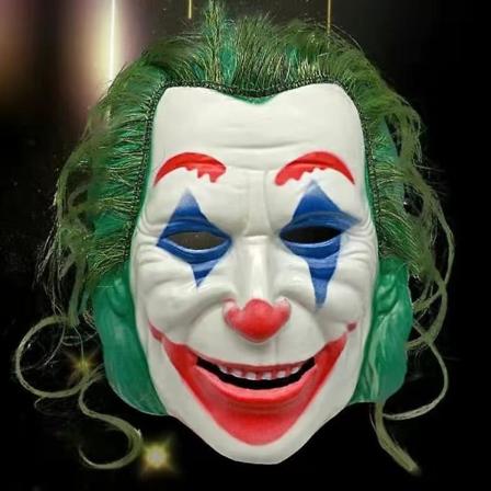 Klovne Joker Kostume Rødt jakkesæt Jakke Bukser Skjorte Outfits Halloween Kostumer Til Børn Mænd Karneval Maskerade Fest Joker Cosplay Suit and Mask 