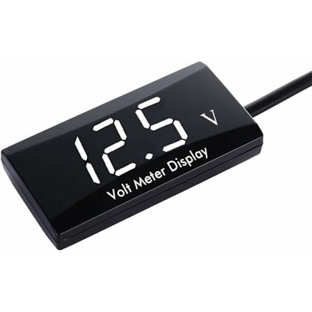 12V Bil Digital Voltmeter Vandtæt DC 12V LED Voltmeter til Bil