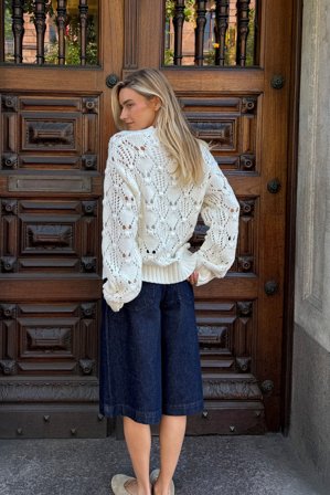 NA-KD - Vide jorts i denim - Denim shorts - Blå - EU 34