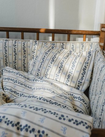 That's Mine Lotus Bed Bumper - Beige - JUNIOR