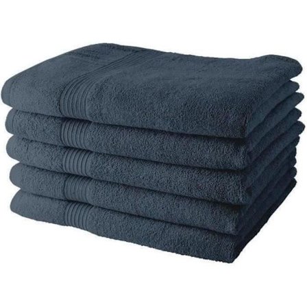 Set om 5 IDAG Badlakan 70x130 cm 100% Bomull - Denim