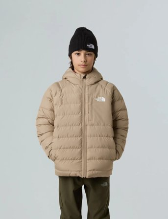 The North Face B Reversible Perrito Hooded Jacket - Beige - 130-141