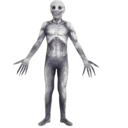 Halloween realistiska skelett Jumpsuit kostym