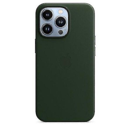 Kompatibel med iPhone 13 Pro Læder Telefon Cover Læder Telefon Cover med Magsafe (FMY)