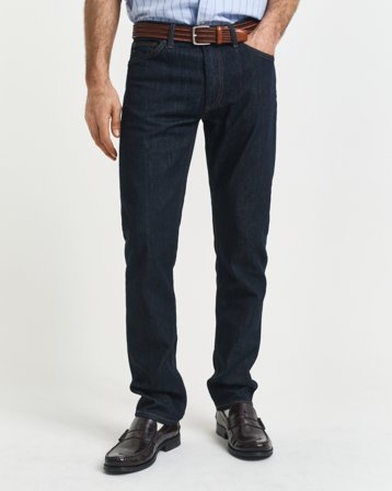 GANT Herren Regular Fit Jeans (40/32) Denim Melange