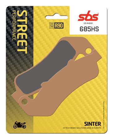 Bremseklosser SBS HS Sinter Fremre - Honda CBR 1000 F 1993-2000