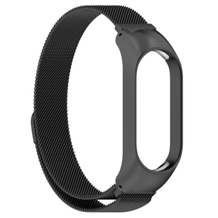 Xiaomi Mi Band 7 klockarmband i milanesiskt rostfritt stål - Svart