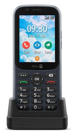 Doro 730X - grafitt - 4G funksjonstelefon - 1.3 GB - GSM