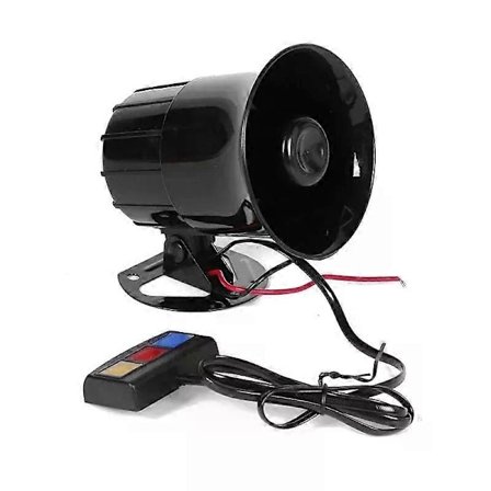 115dB 12V 3 Ton Ljud Stark Bilhorn Motorcykel Varningslarm Försiktighets Siren Horn Högtalare Biltillbehör Moto 20W