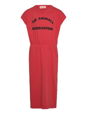 Orca Kid Midi Dress Red Red THE ANIMALS OBSERVATORY