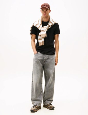 Tommy Jeans Tjm Xslim 2Pack Jersey Tee Ext - Black - XL