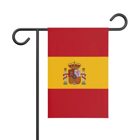 Flagga Trädgård Spanien 32 x 47.5 cm Horisontell