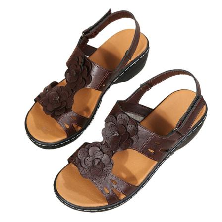 Kvinnors Sandaler Med Öppen Tå Och Ankelrem Platformsandaler