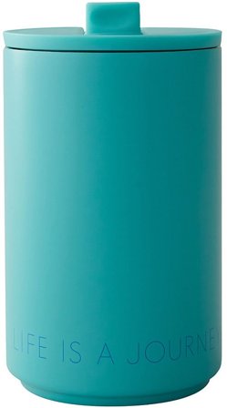 Design Letters Termokop Rustfrit Stål Turkis, Tøj & Bolig, Køkken & Bord, Krus & Kopper