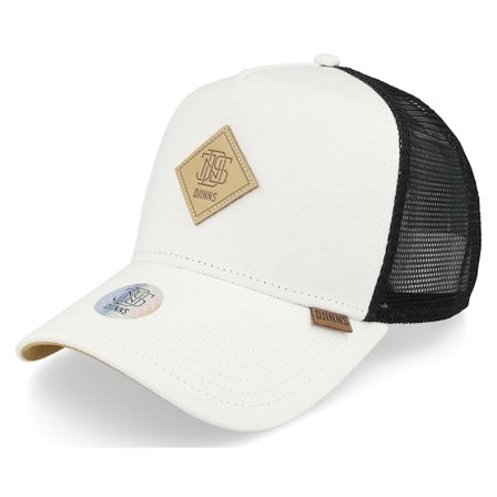 Djinns - White trucker Gorra - Hft Jersey Patch White/Black @ Hatstore
