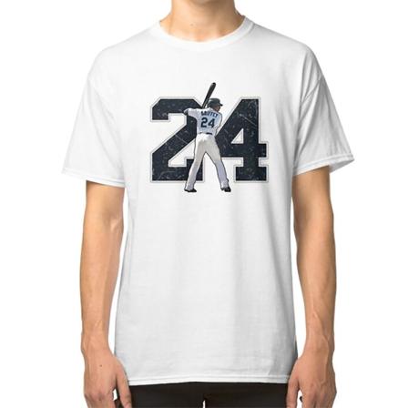 Ken Griffey med t-shirt med 24 siffror XL