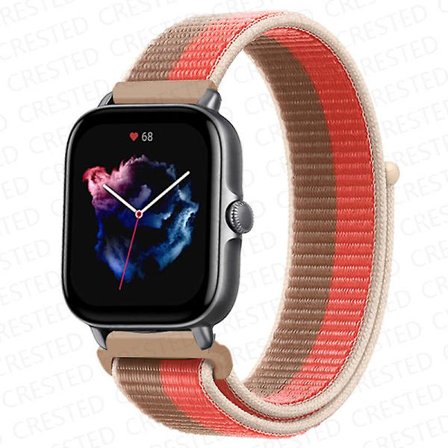 20 mm 22 mm watch för Amazfit Gts/2/2e/4/3/mini Gtr 4/2/3/ pro 47 mm Stratos 3 nylon Pulseira Correa Amazfit bipsband