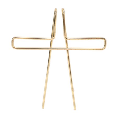 Klip til noder - Guitar Metal Piano Violin Cello Fløjte Musikinstrument Musikbog Sideholder til øvelse Guld