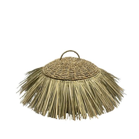 Meriheinäkori 53x53x31cm – Luonnonvärinen, käsintehty säilytys