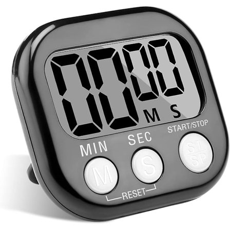 Timer Magnetisk, Digital Timer med Hög Alarm för Barn, Time Timer med Stativ för Studie, Arbete, Träning, Matlagning