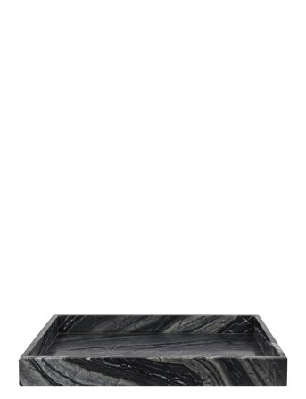 Mette Ditmer Marble Deco Tray - Black - W30X L40X H4CM