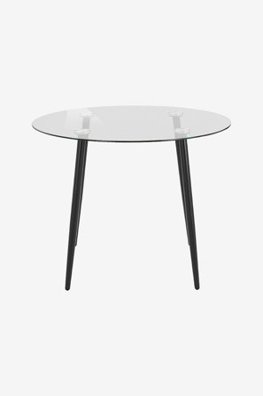 Loft24 - Ruokapöytä Danny Ø100 - Musta - Ruokapöydät - - Homeroom
