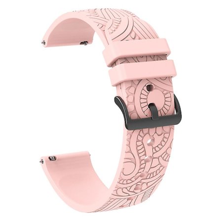 20 mm klockarmband Patten silikonrem för Garmin Vivomove/samsung Gear Sport/pebble 2/huawei Watch 2