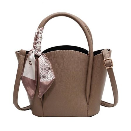 Ny handväska Messenger Bag Pu Läder Bärbar Hinkväska