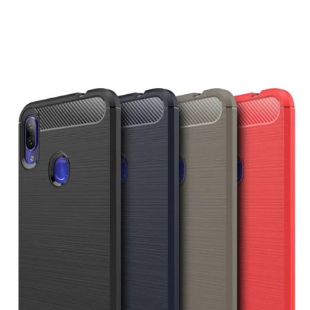 Stødsikker Armour Carbon TPU etui Xiaomi Redmi Note 7 - mere farve Black
