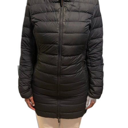 IRENE HOODED DOWN JACKET - BLUE