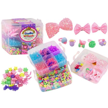 Pärlset med Berlocker – 1620 Delar Smyckestillverkning för Barn
