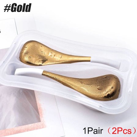 2 kpl jääpalloja kasvoille - ruostumattomasta teräksestä valmistetut viilentävät kasvopallot, kryopuikot kasvojen turvotukseen, ihon kiinteyttämiseen,